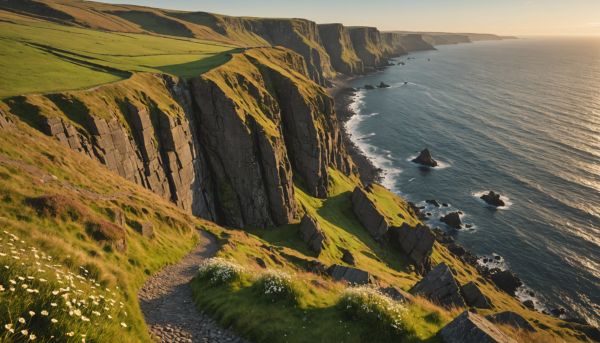 Les balades sur la côte sauvage offrent un bol d'air pur