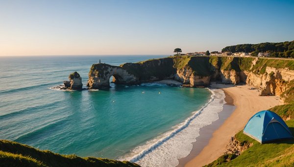 Profitez de l'océan atlantique lors de vacances en camping à biarritz
